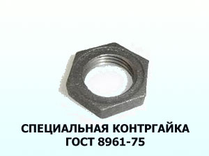 Специальная Контргайка М25 ГОСТ 8961-75 сталь