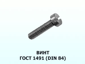 Винт 4x10 ГОСТ 1491